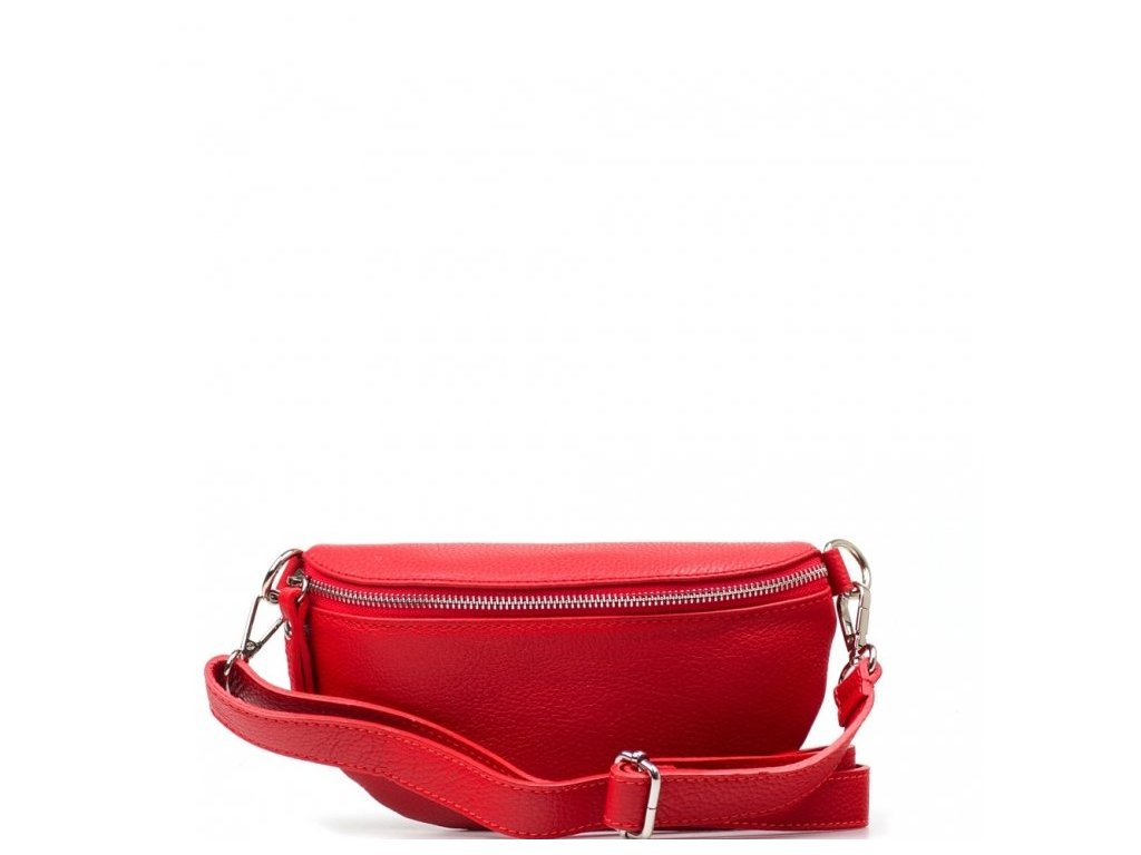 kozena crossbody ledvinka tamra cervena