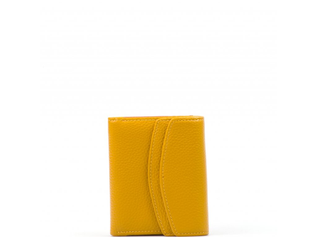 Dámská kožená peněženka Ingrid hořčicově žlutá