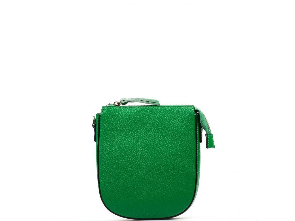 Kožená kabelka Elsbe zelená