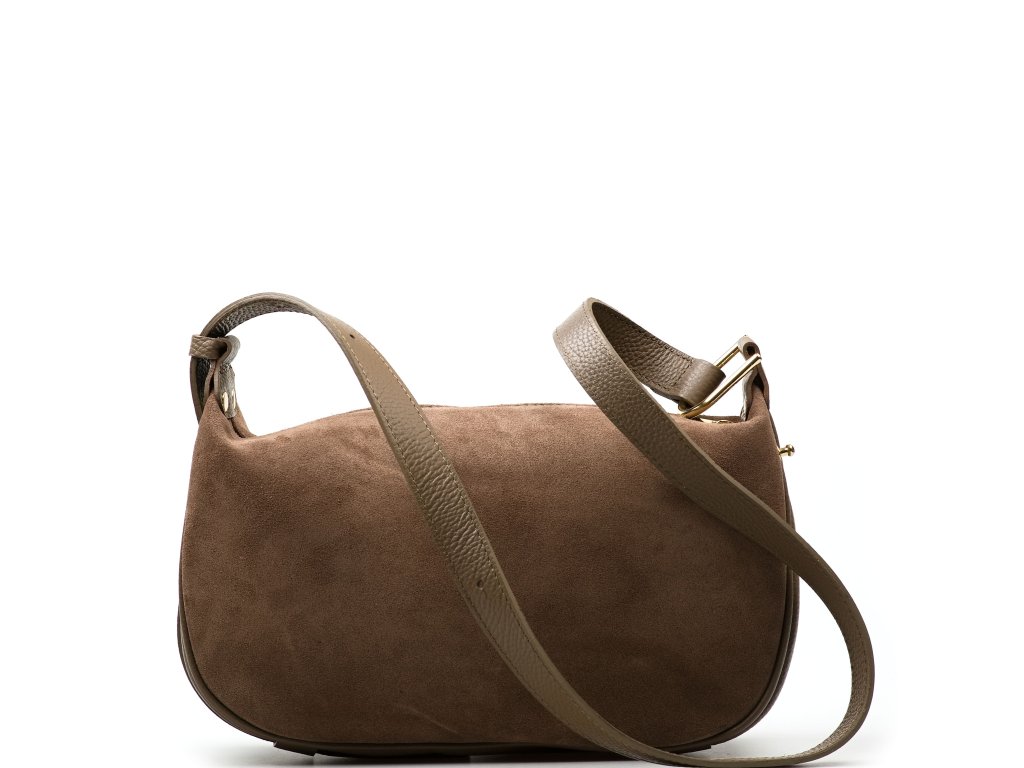 Kožená kabelka Laia fango