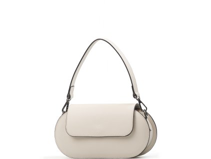 Kožená crossbody kabelka Ophelia béžová