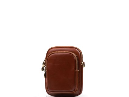 Pánské kožené crossbody Zeno hnědé