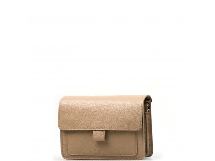 Kožená crossbody kabelka Dalia taupe