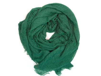 Dámský šátek Debby tmavě zelený