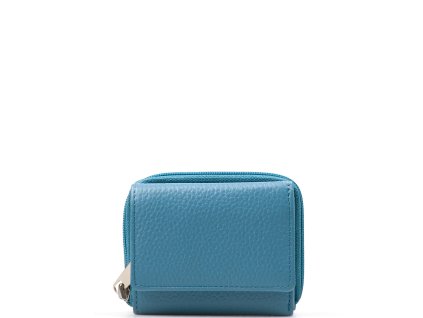 Dámská kožená peněženka Molly světle modrá