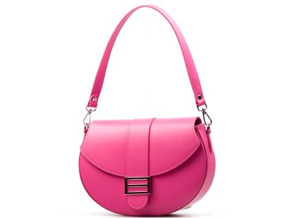 Kožená kabelka Casilda fuchsiová