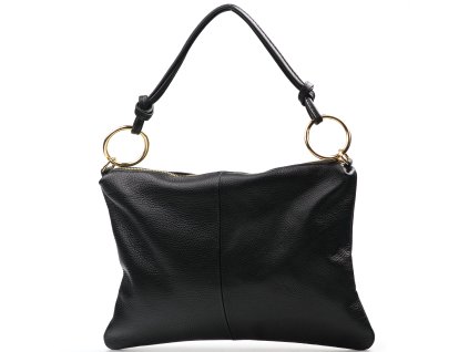 Kožená kabelka Stela černá