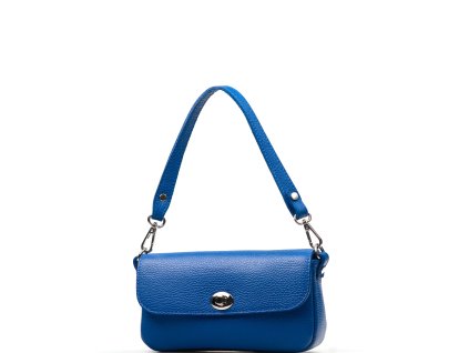 Kožená crossbody kabelka Jolla modrá