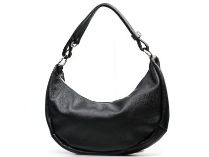 Kožená crossbody kabelka Luella černá