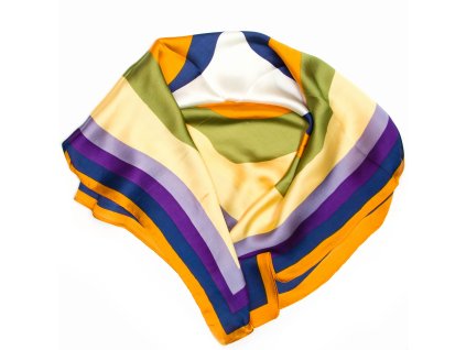 Dámský šátek Erma s motivem multicolor