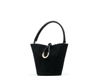 Kožená kabelka Michela černá