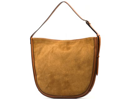 Kožená kabelka Alica koňakově hnědá