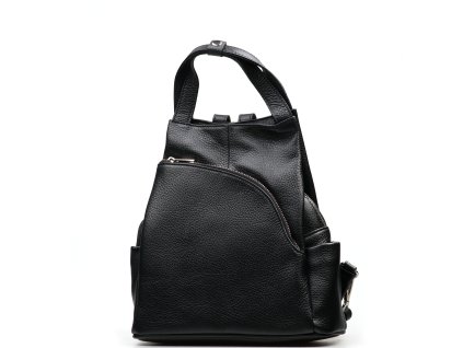 Kožený batůžek Mavis černý