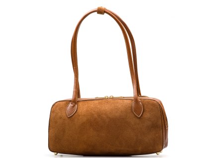 Kožená kabelka Larissa koňakově hnědá