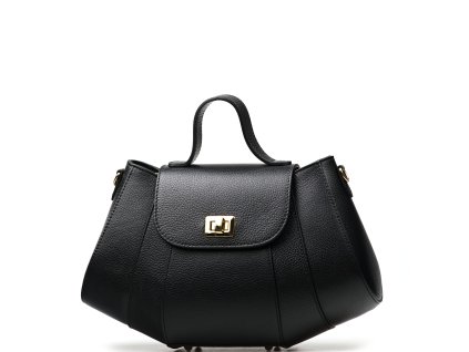 Kožená kabelka Susy černá