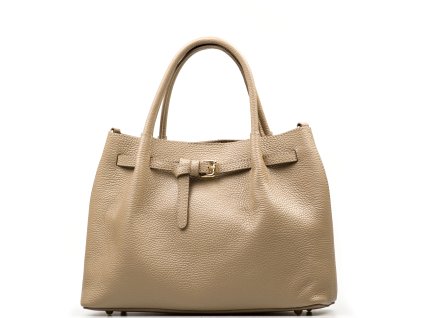 Kožená kabelka Zola taupe