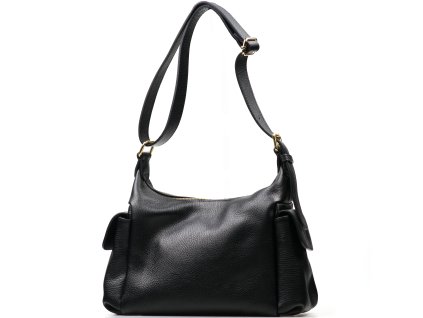 Kožená kabelka Ruby černá