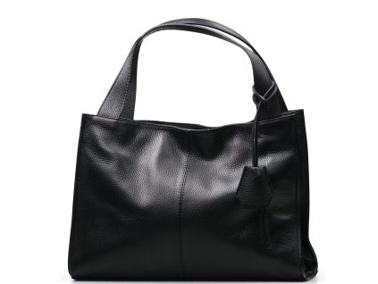 Kožená shopper kabelka Venice černá
