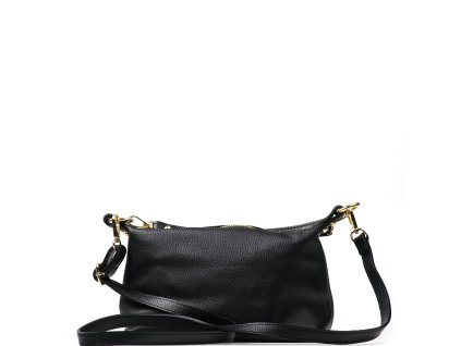 Kožená kabelka Gaby černá