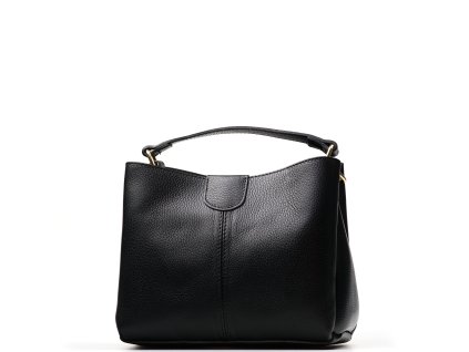 Kožená kabelka Vilma černá