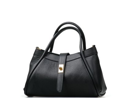 Kožená kabelka Sydney černá