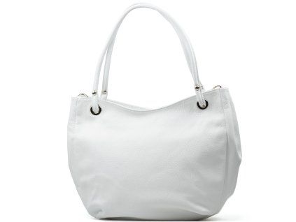 Kožená kabelka Kristy bílá