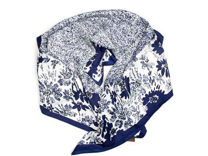 Dámský šátek Hanan s motivem modrý