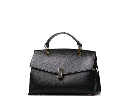 Kožená kabelka Aletta černá
