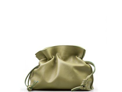 Kožená kabelka Shea zelená