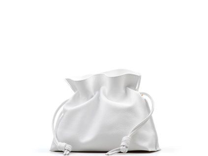 Kožená kabelka Shea bílá