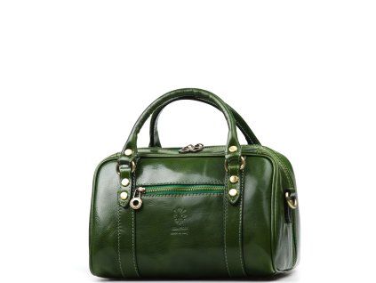 Kožená kabelka Sharon zelená