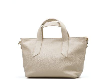 Kožená kabelka Raquel béžová
