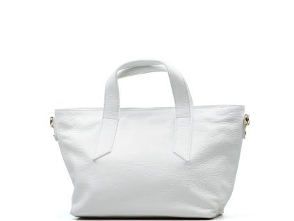 Kožená kabelka Raquel bílá