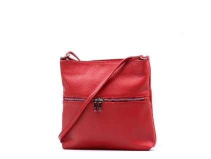 Kožené crossbody Enola červené