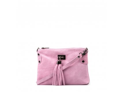Kožené crossbody Nives růžové