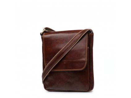 Kožené crossbody Giorgio hnědé