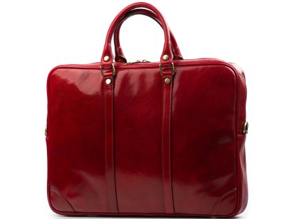 Kožená pracovní taška Gavin červená