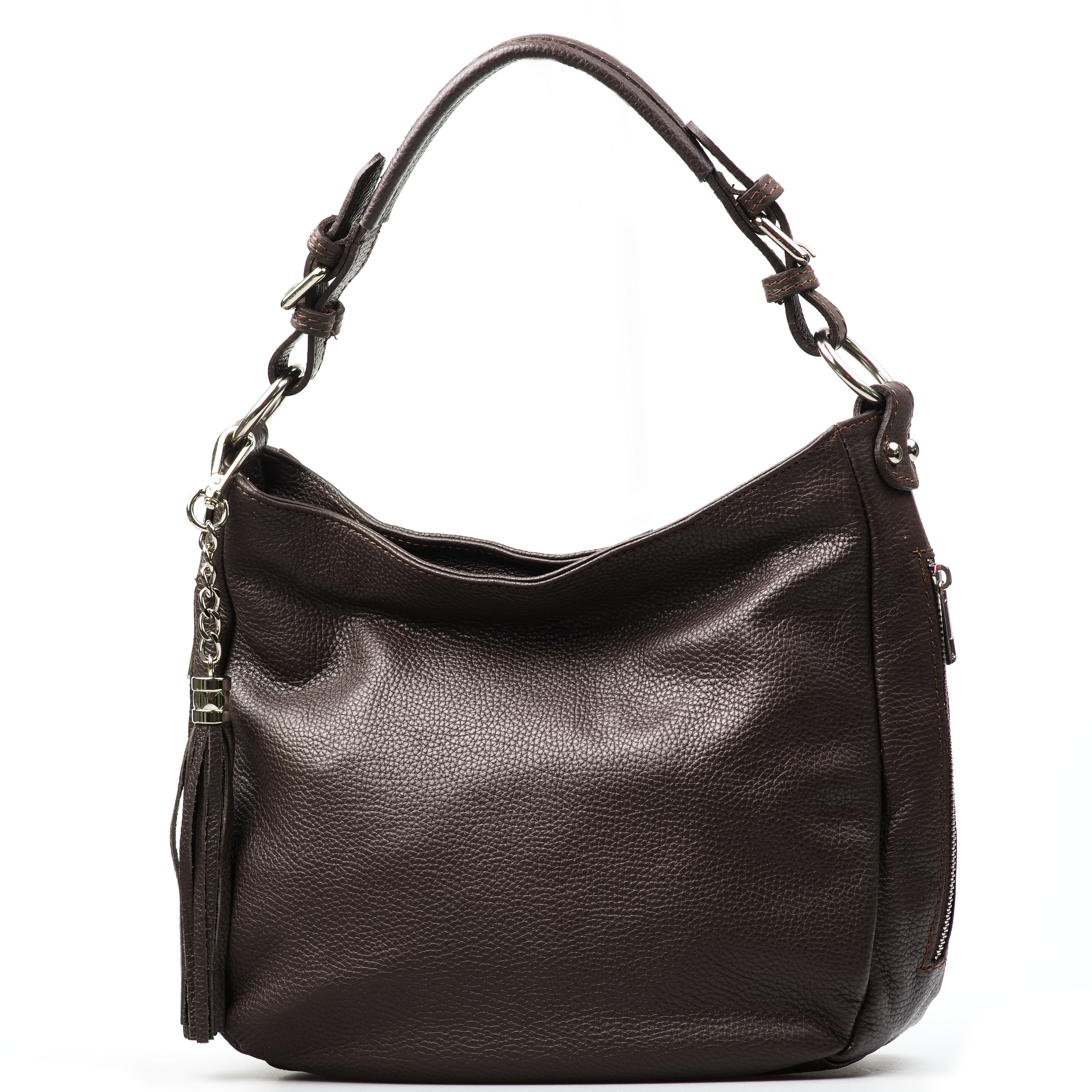 Blaire Kožená kabelka Mira hnědá