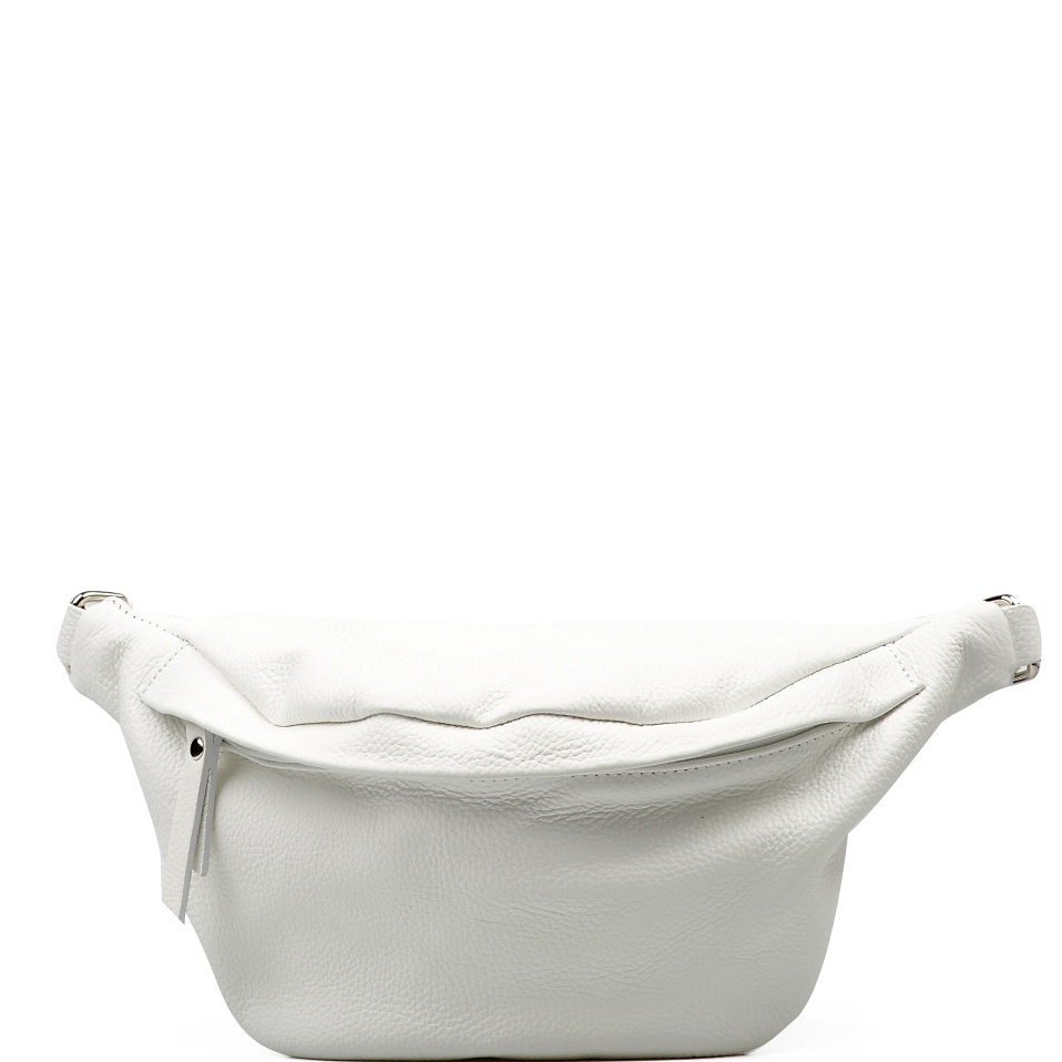 Blaire Kožená crossbody ledvinka Dorian bílá K00764-010-02