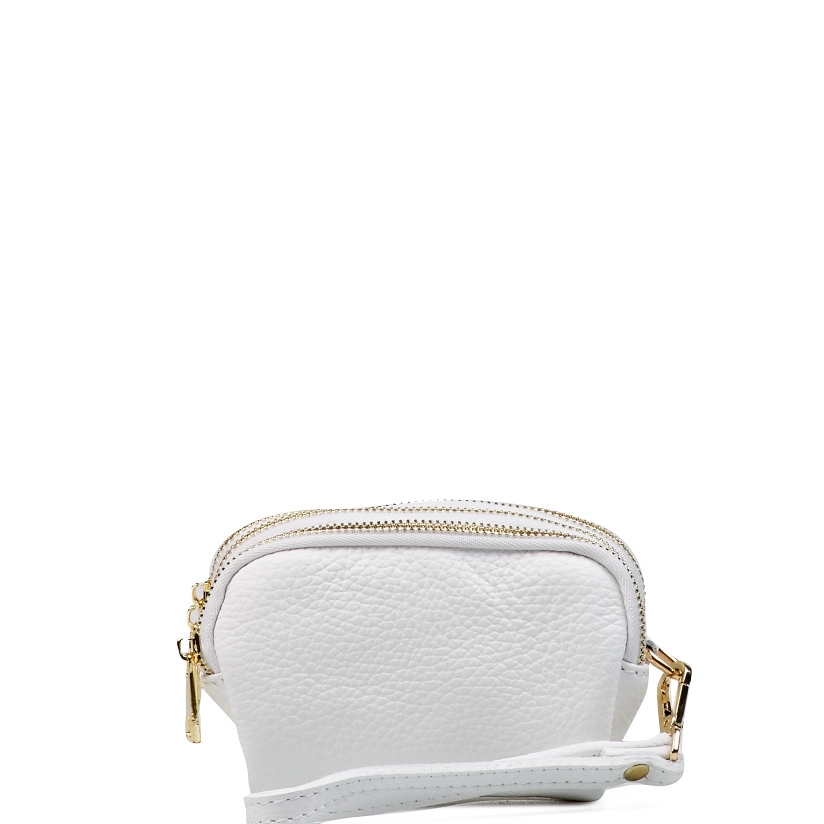 Blaire Kožené mini pouzdro bílé DP0031-010-02