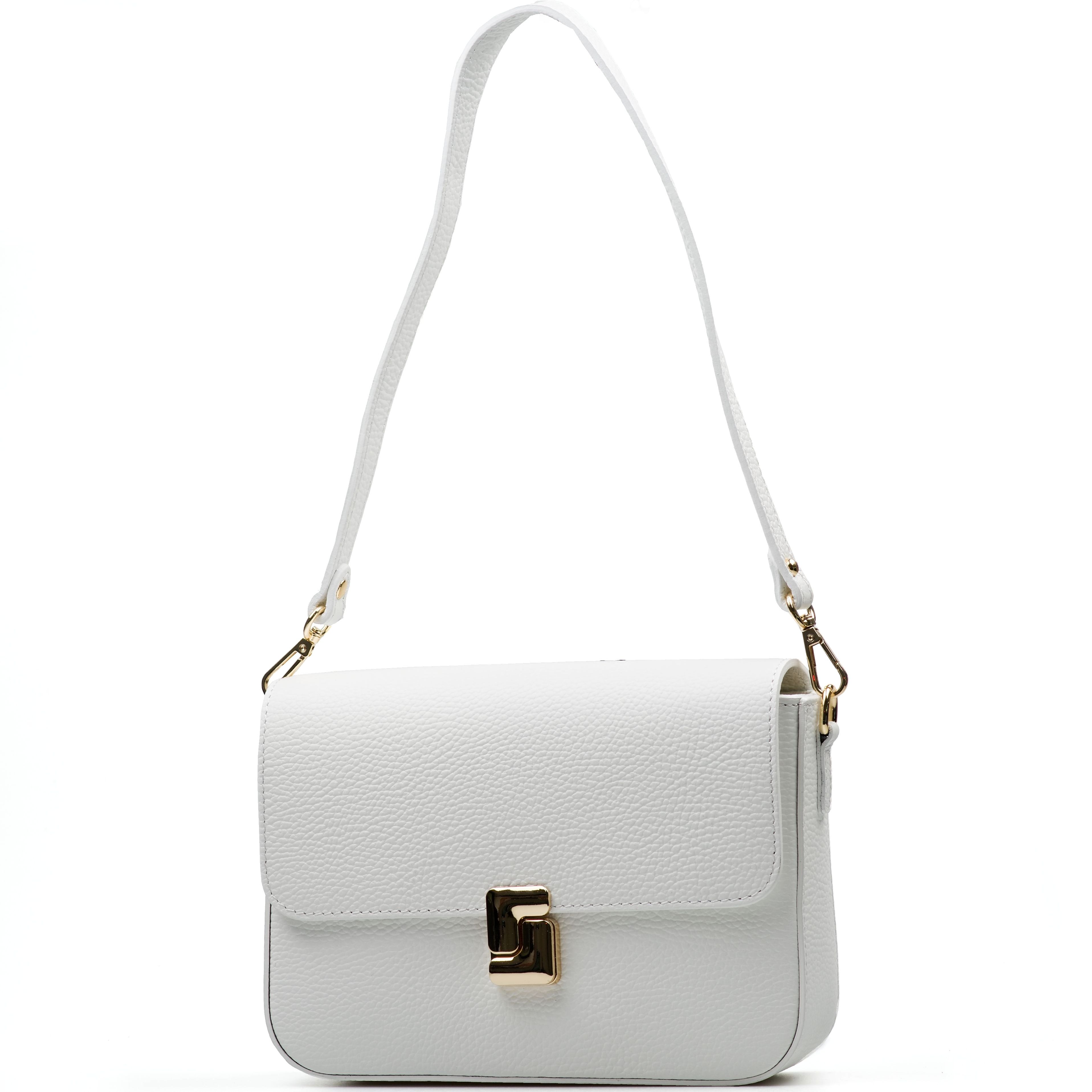 Blaire Kožená crossbody kabelka Sorya bílá K01202-010-02