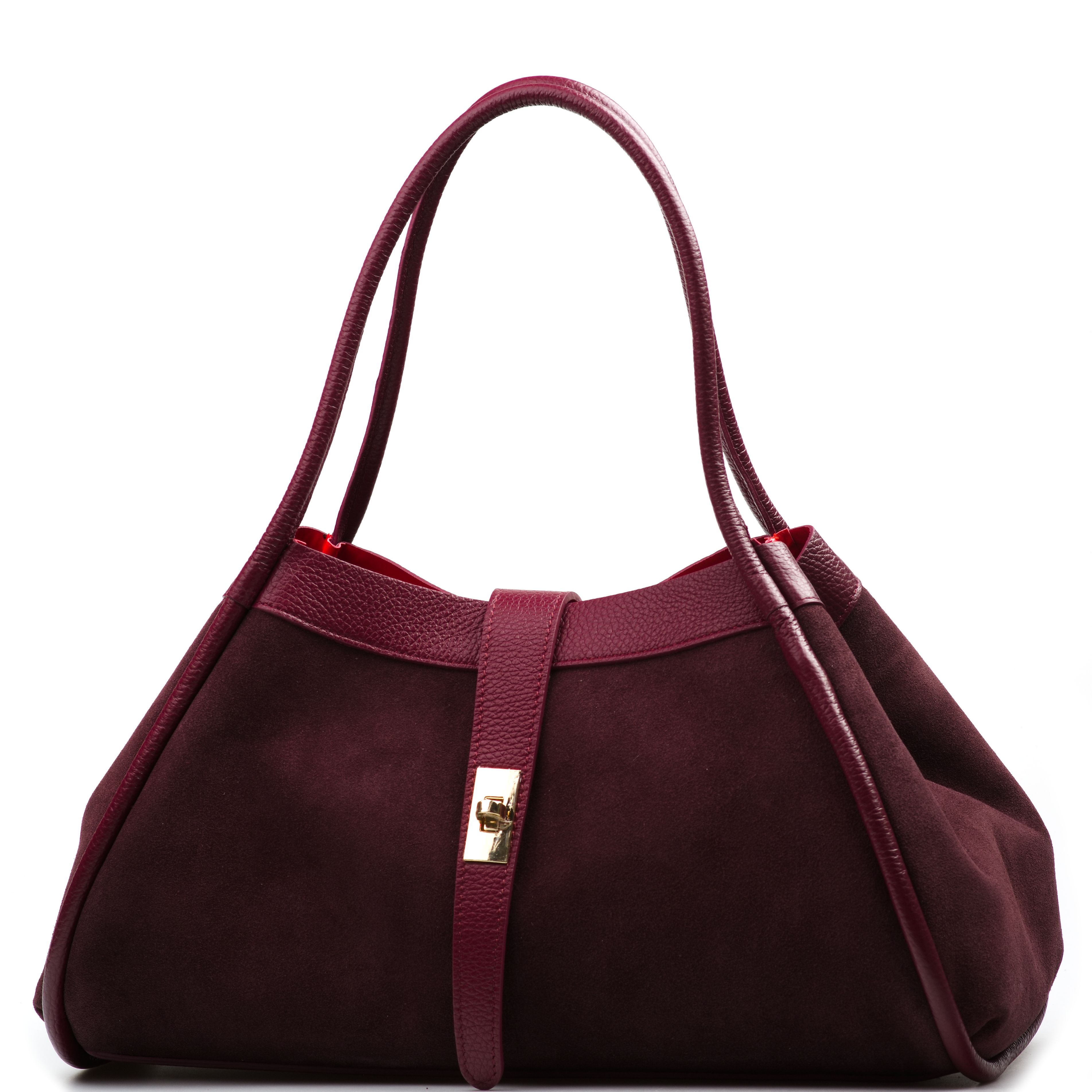 Blaire Kožená kabelka Rossa bordó K01228-002-02