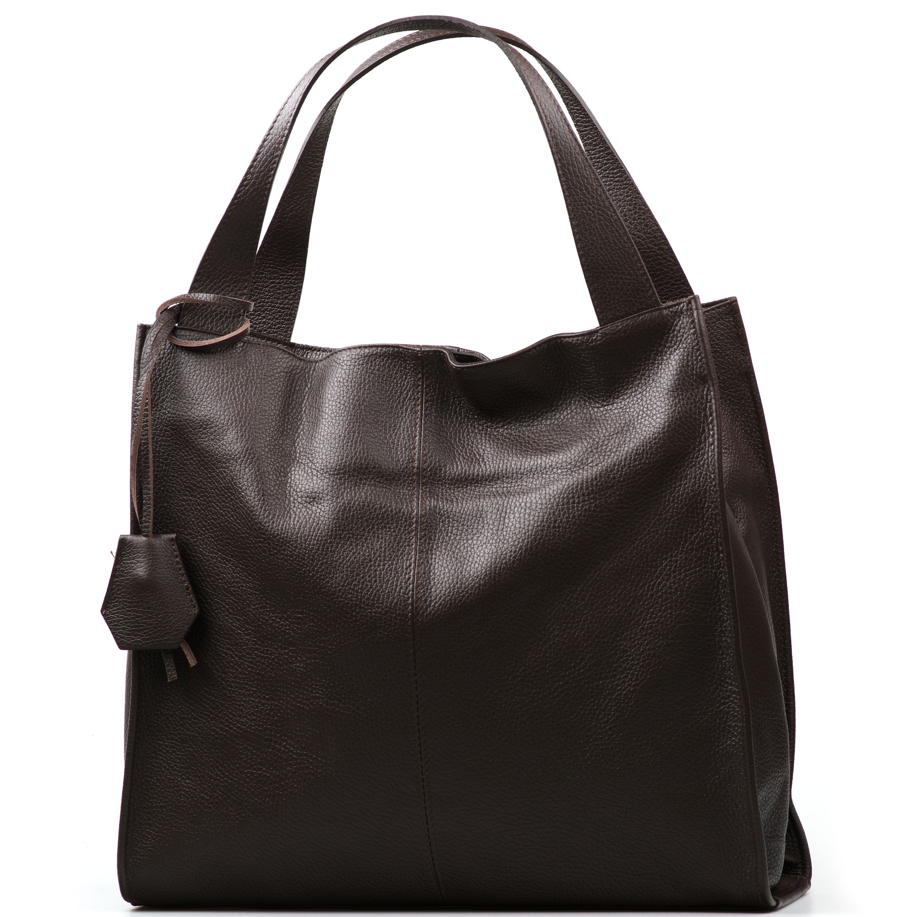 Blaire Kožená shopper kabelka Jane tmavě hnědá K00567-033-02