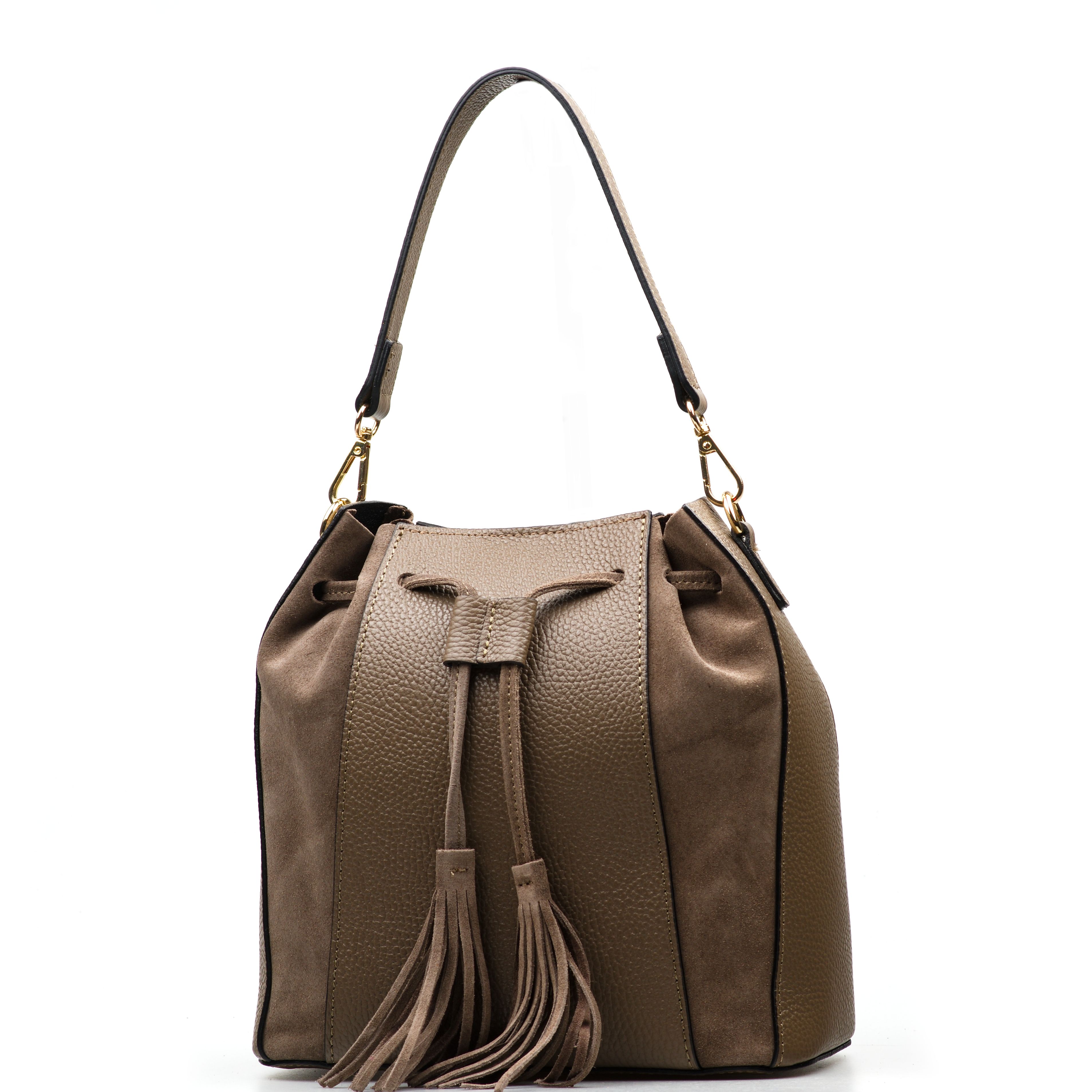 Blaire Kožená kabelka Grazia fango K01269-005-02
