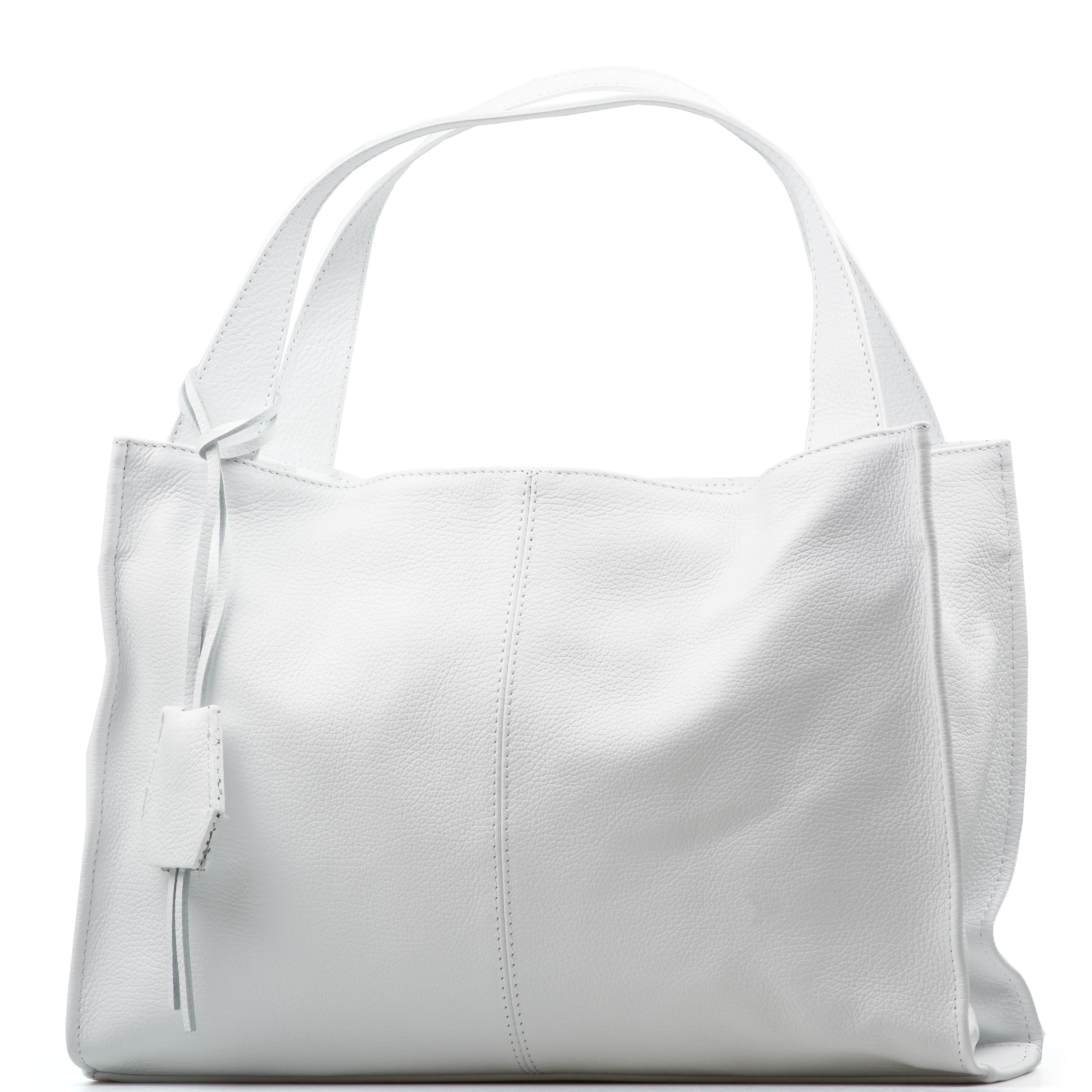 Blaire Kožená shopper kabelka Venice bílá K01285-010-02
