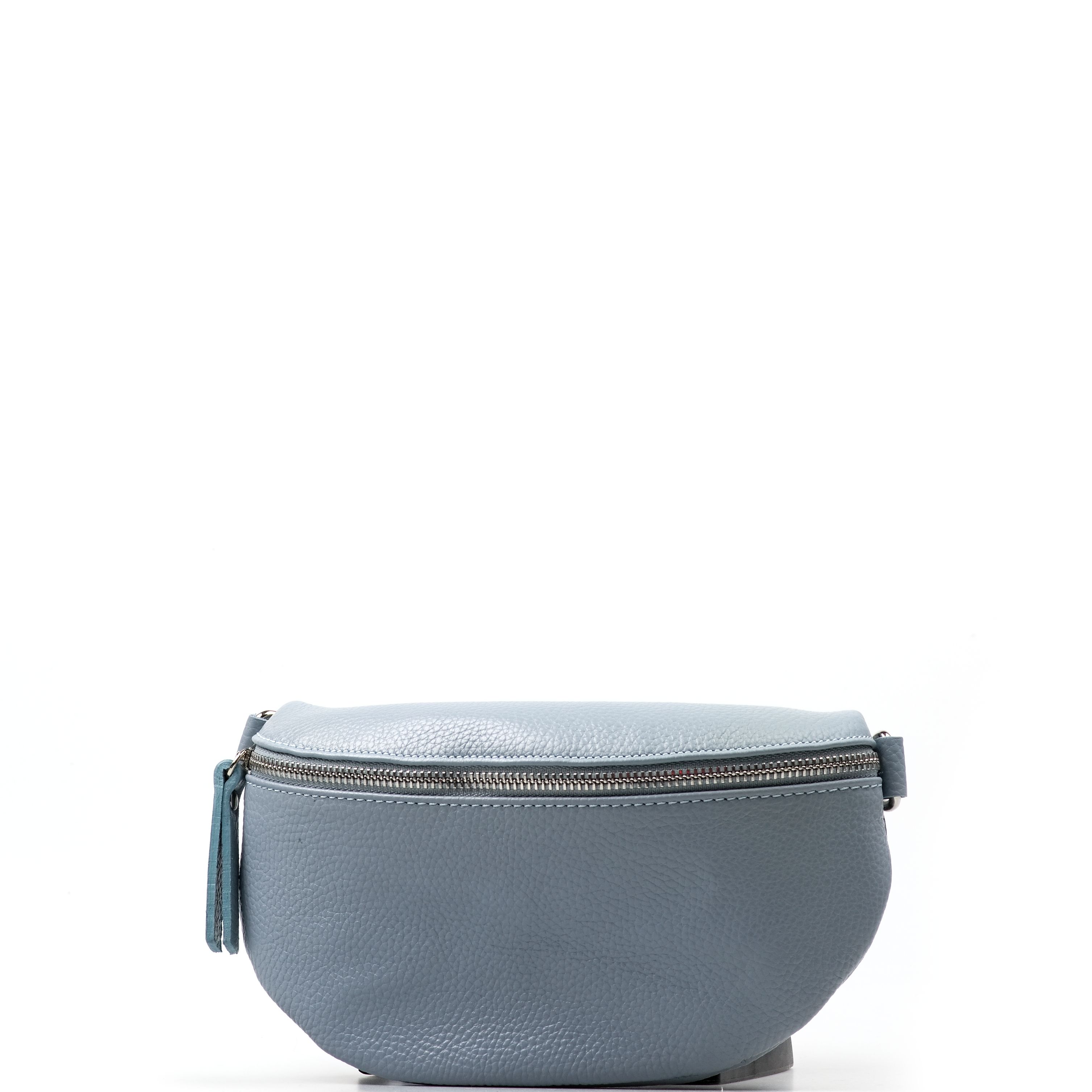Blaire Kožená crossbody ledvinka Tamra světle modrá K00583-144-02