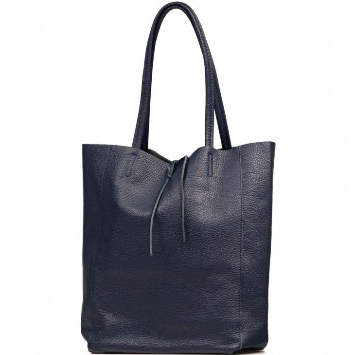 Blaire Kožená shopper kabelka Solange tmavě modrá K00258-044-02