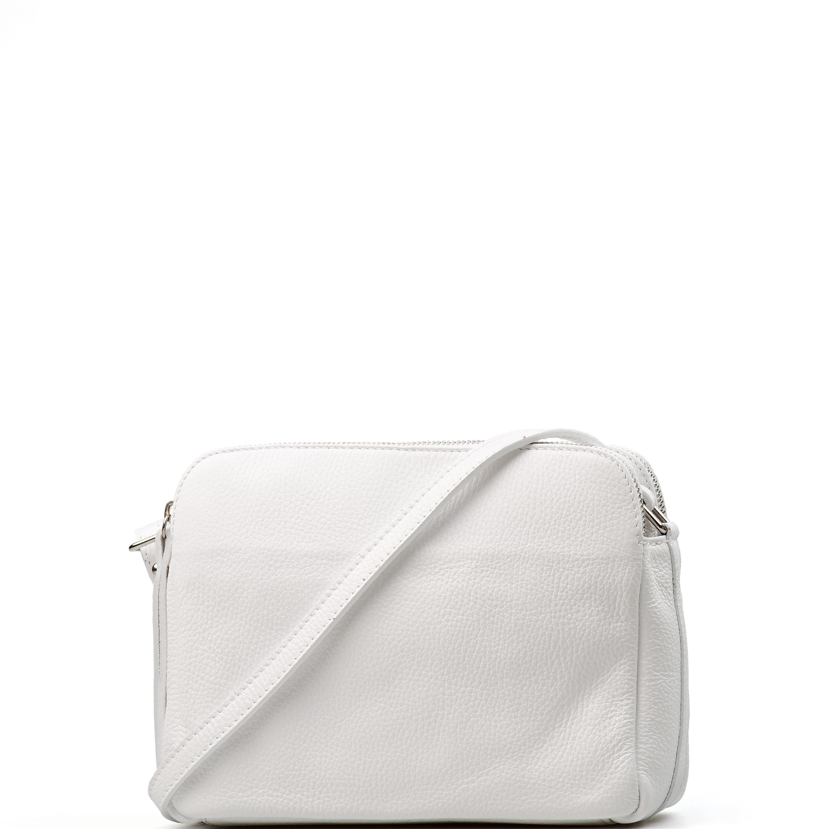 Blaire Kožená crossbody kabelka Leia bílá K00491-010-02