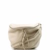 Kožená crossbody ledvinka Merle béžová