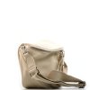 Kožená crossbody ledvinka Merle béžová